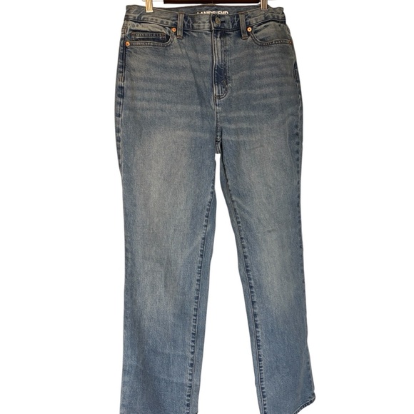 Lands' End Women's Classic Blue Straight Jeans Size 10 - Picture 2 of 8